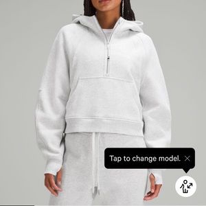 Scuba Oversized Scuba Half Zip Hoodie